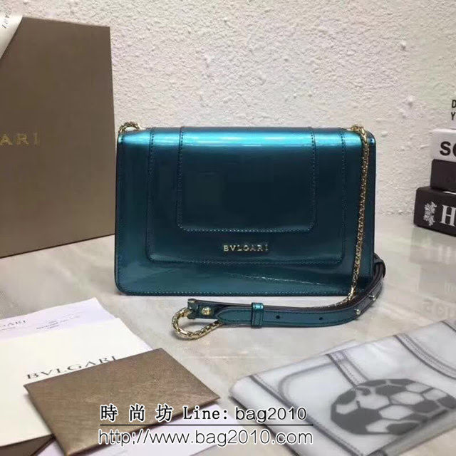 BVLGARI寶格麗 漆皮系列 時尚百搭 單層單鏈 單肩斜挎包 39174 FYD1384